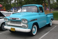 Jim and  Sabrina Karras' 1959 Apache 32 Pickup